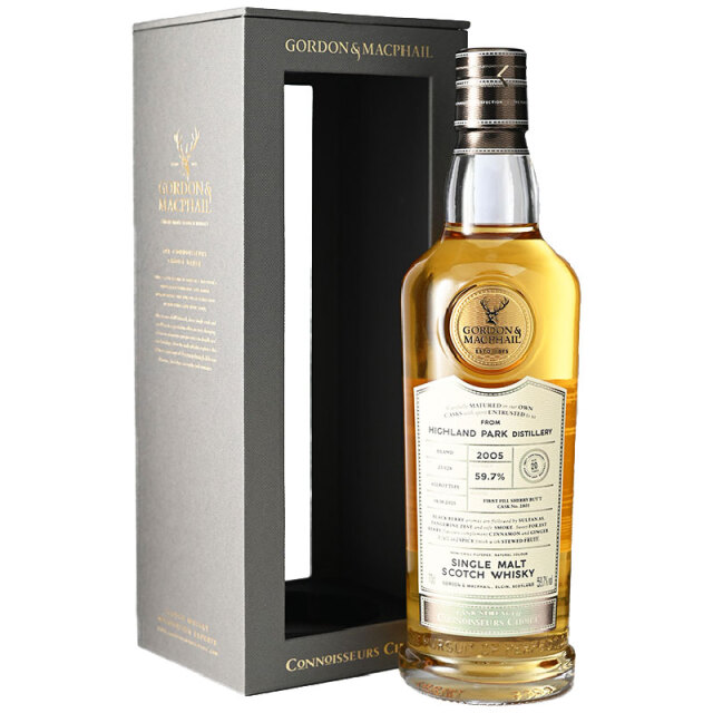 【国内36本★当店1本のみ★ブラックベリー、塩漬け肉、サルタナ、タンジェリンの果皮、甘い森の果実】ハイランドパーク 2005 20年 コニサーズチョイス 59.7% 700ml