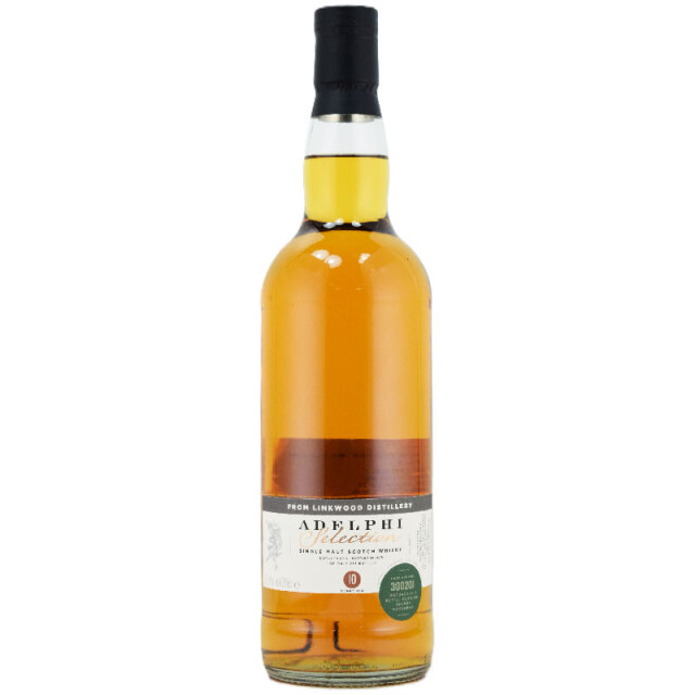 【新鮮なリンゴ、アカシアの花、焼きアーモンド、シルキーでオイリー、爽やかなシトラス】リンクウッド 2015 10年 アデルフィ 56.4% 700ml