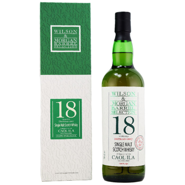 【厚みのあるクリーミーなスモーク、バナナや黄リンゴ、青オリーブ、塩味】カリラ 2007 18年 ウィルソン&モーガン 58.3% 700ml