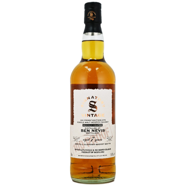 【リンゴ、バター、ミカン、ピート、オレンジ】ベンネヴィス 2019 7年 100プルーフエディション 57.1% 700ml