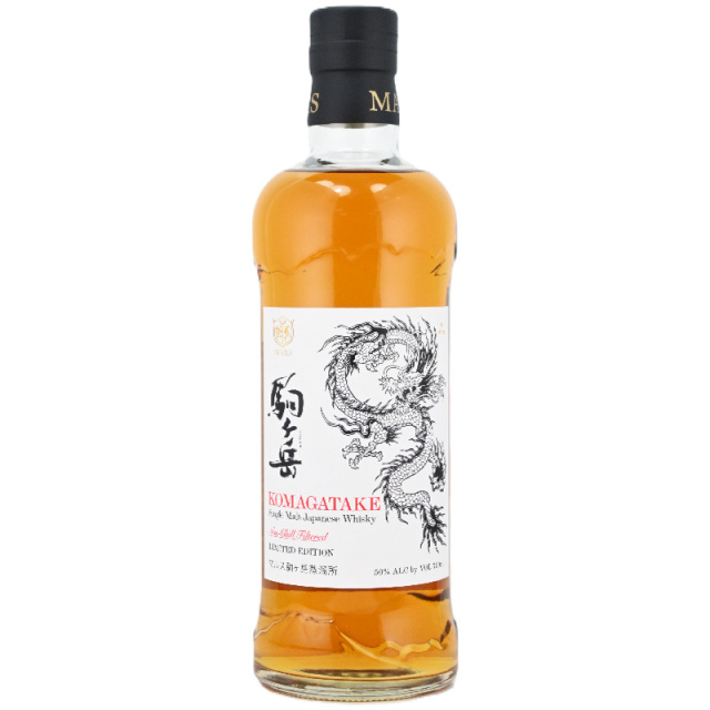 【ドイツ向け限定品★黄金色の蜂蜜、アプリコット、バナナ、青リンゴ、クリーミー、熟したパイナップル】駒ヶ岳 ホワイトドラゴン 50% 700ml