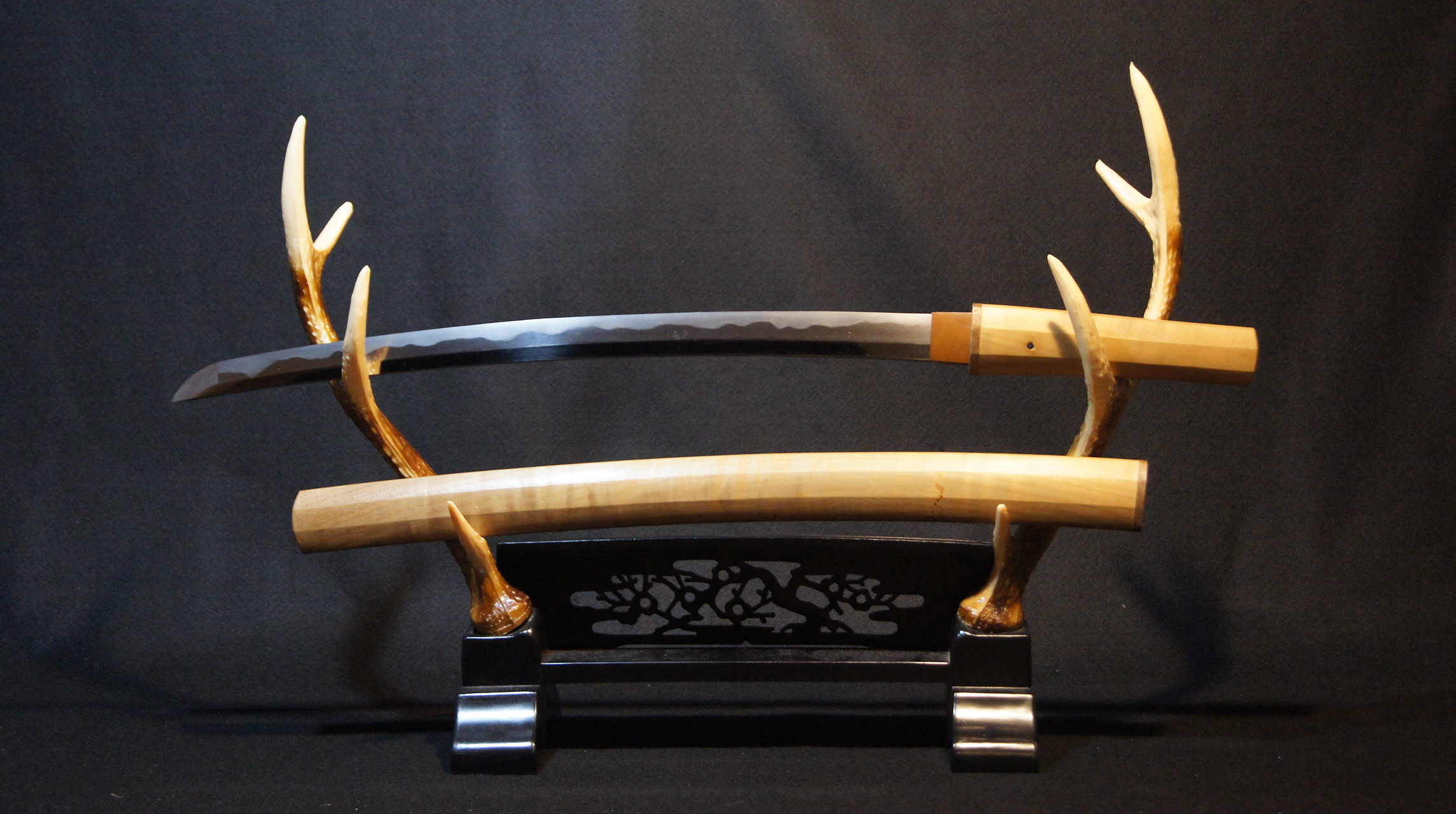 日本刀 銘：在銘【肥州河内】 脇差 47.4ｃｍ 刀身528.0ｇ