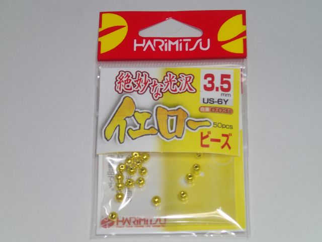 ハリミツ　イエロービーズ３．５号（ＵＳ－６Ｙ）