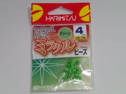 ハリミツ　ミラクルビーズグリーン４号