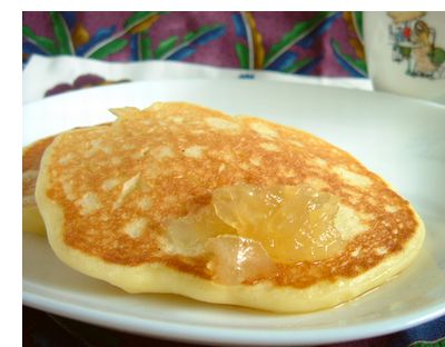 下郷農協「健康米 米粉」でパンケーキ(ホットケーキ)