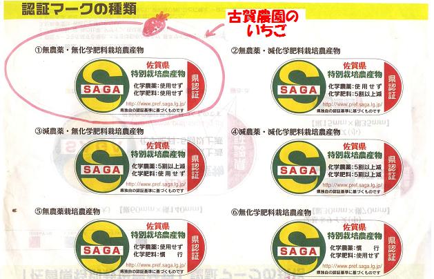 佐賀県 特別栽培農産物 認証マーク