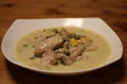 鶏肉のサワークリーム煮