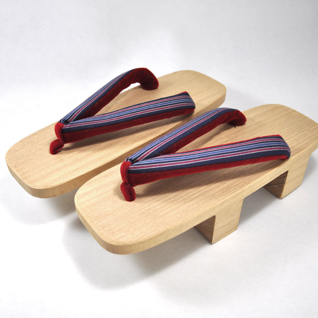 川越唐桟　下駄　芳町