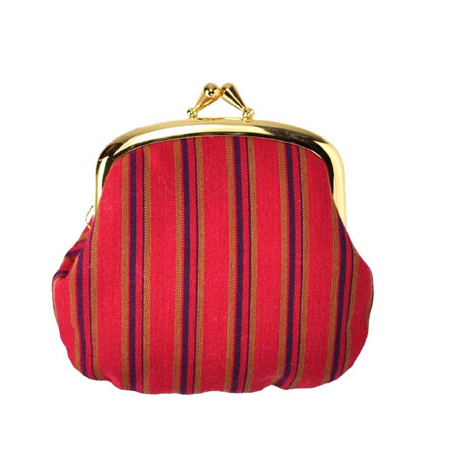 川越唐桟　がま口