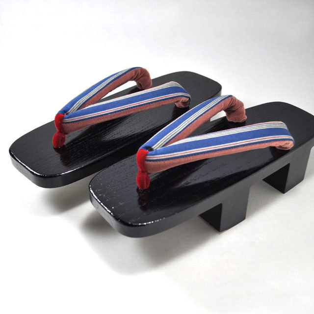 川越唐桟　下駄　芳町サバキ