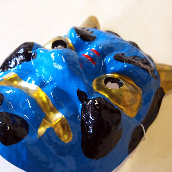 寿賀面 鬼面（赤鬼・青鬼）