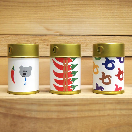 缶入り七色唐辛子