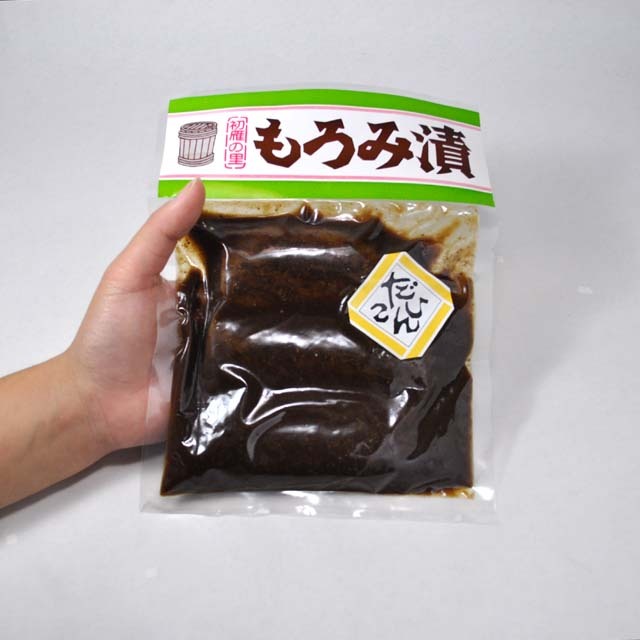 もろみ漬け　だいこんサイズ感