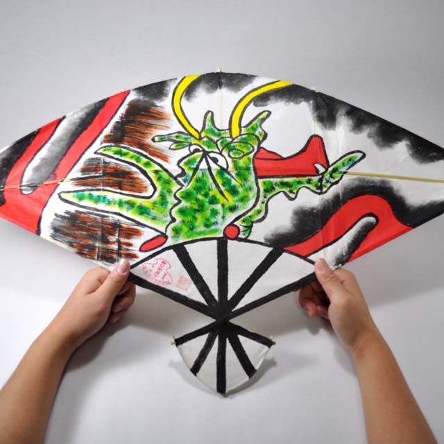 和凧】扇だこ 竜