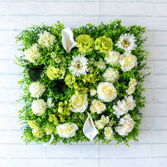 Ph077 造花壁面緑化ボード 施工業者様向け ユーカリベース フラワー ホワイトグリーン系 50 50 フェイクグリーン 壁面緑化 パネル ウォールグリーン 造花グリーンパネル 人工観葉植物 インテリア 壁掛け ディスプレイ 住宅展示場 アーティフィシャルグリーン Ph077 造花壁面緑化ボード 施工業者様向け ユーカリベース フラワー ホワイトグリーン系 50 50 フェイクグリーン 壁面緑化 パネル ウォールグリーン 造花グリーンパネル 人工観葉植物 インテリア 壁掛け ディスプレイ 住宅展示場 アーティフィシャルグリーン