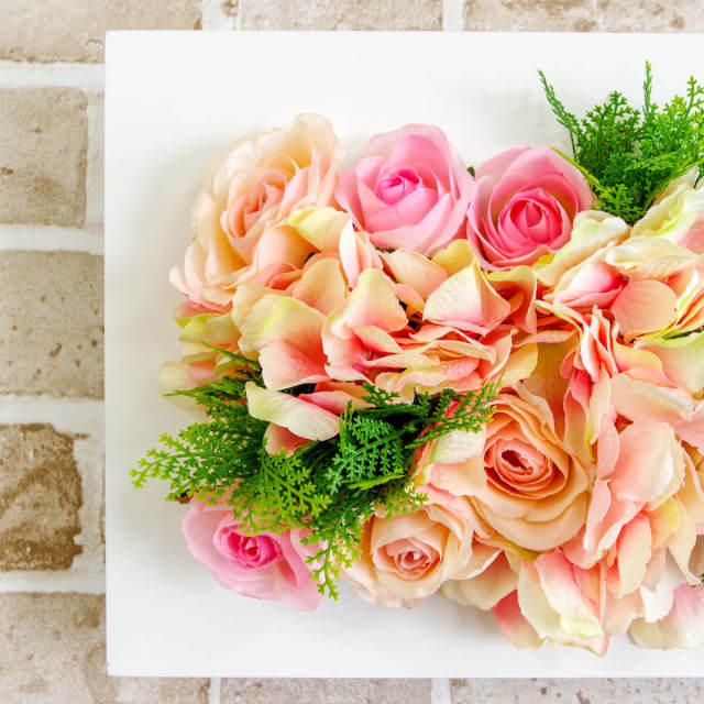 造花壁掛けフラワー フェイクグリーン壁掛け ウォールグリーン