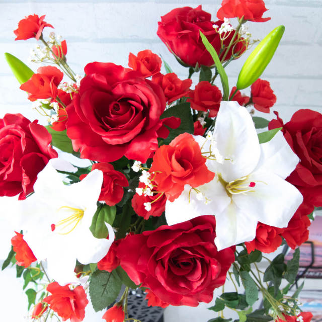 造花 スタンド アレンジ 祝い 開店 開業 H約100cm 移転 装飾 フラワー