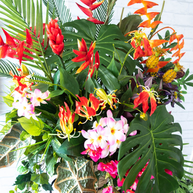 造花 スタンド アレンジ 祝い 開店 開業 H約190cm 移転 装飾 フラワー