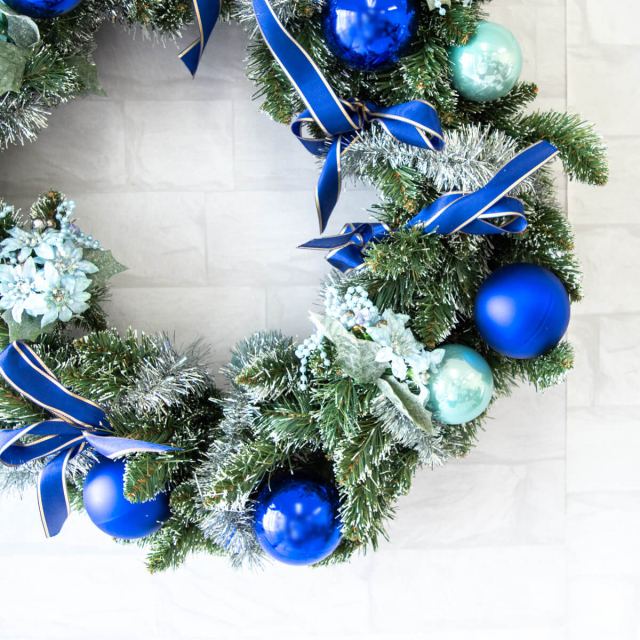 造花XmasリースNo.2