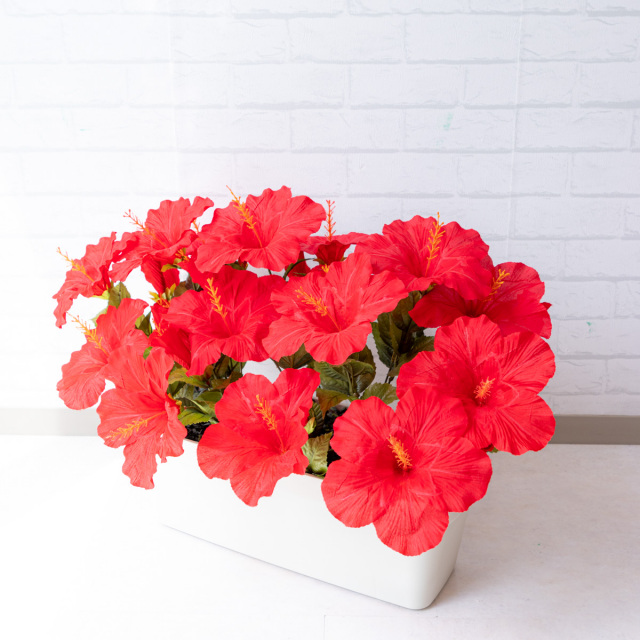 フラワープランター 造花 フラワーアレンジメント アートフラワー