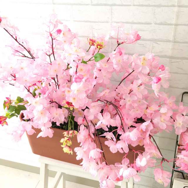 フラワープランター 造花 フラワーアレンジメント アートフラワー