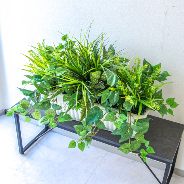 フラワープランター 造花 フラワーアレンジメント アートフラワー