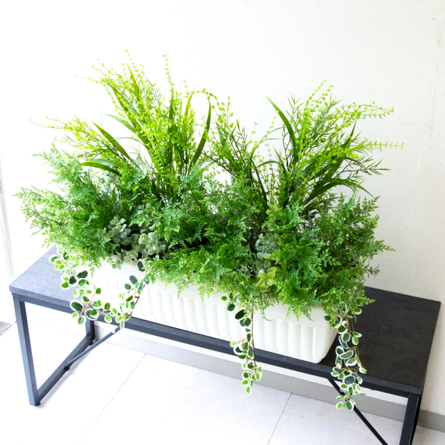 フラワープランター 造花 フラワーアレンジメント アートフラワー