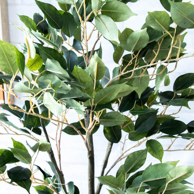 人工 観葉植物 フェイク グリーン クラシックフィカス H約135cm 店舗