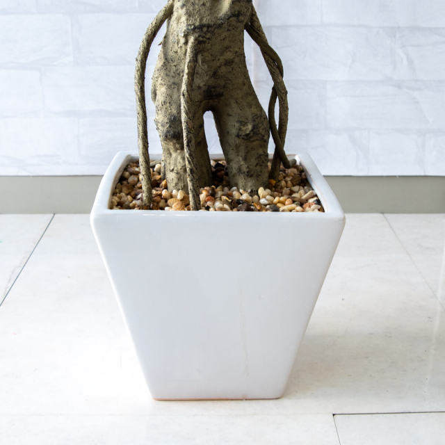 人工 観葉植物 フェイク グリーン クラシックフィカス H約135cm 店舗