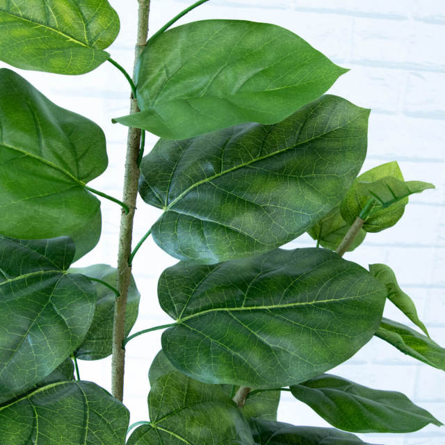 人工 観葉植物 フェイク グリーン ウンベラータ H約150cm 店舗 装飾