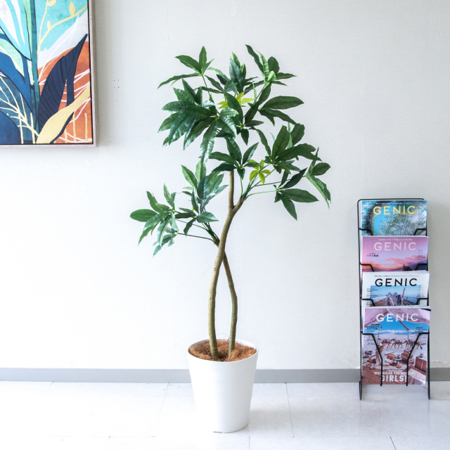 人工 観葉植物 フェイク グリーン ユッカポット H約120cm 店舗 装飾