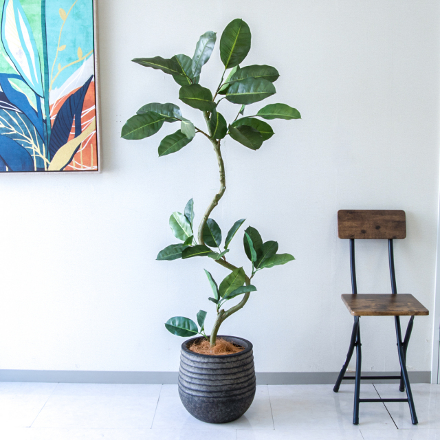 人工 観葉植物 フェイク グリーン ユッカポット H約120cm 店舗 装飾