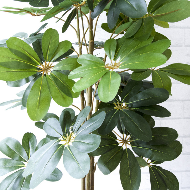 人工 観葉植物 フェイク グリーン シェフレラ H約130cm 店舗 装飾 開店