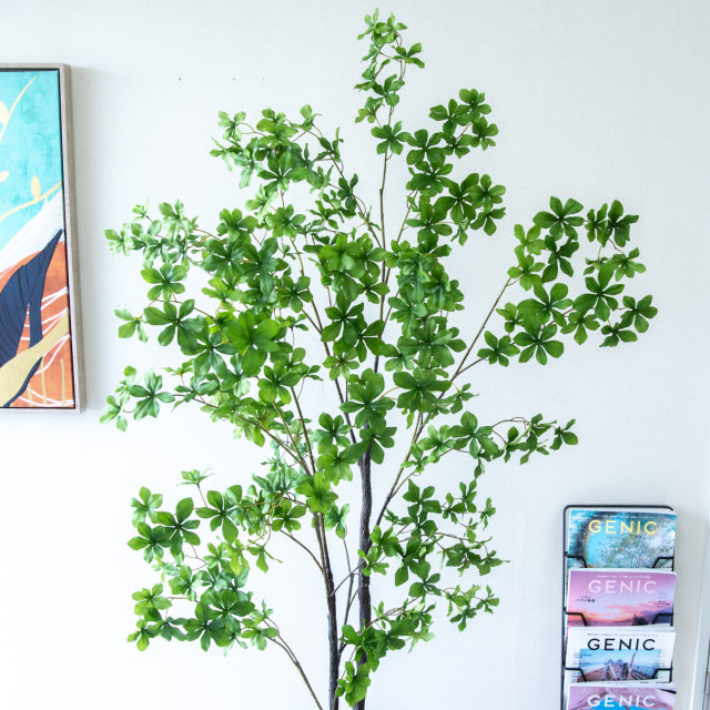 人工 観葉植物 フェイク グリーン ベンジャミンフィカスツリー H約