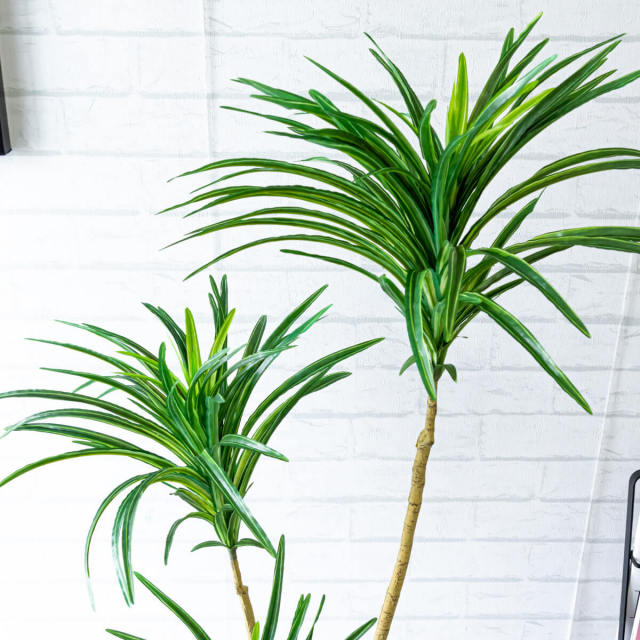 人工 観葉植物 フェイク グリーン ドラセナスリム H約120cm 店舗 装飾