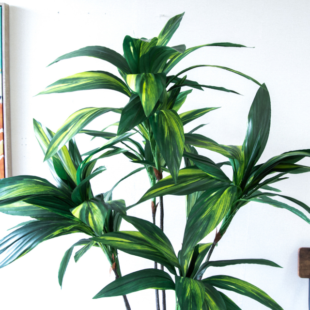 人工 観葉植物 フェイク グリーン ハランスタイル H約155cm 店舗 装飾