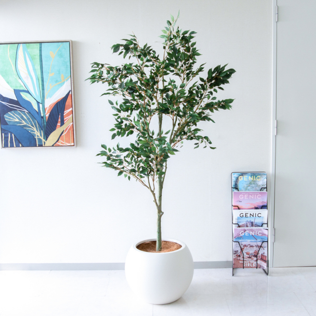 人工 観葉植物 フェイク グリーン ユッカポット H約120cm 店舗 装飾