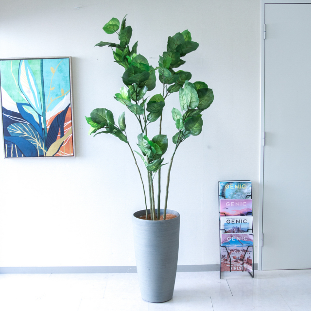 人工 観葉植物 フェイク グリーン ユッカポット H約120cm 店舗 装飾
