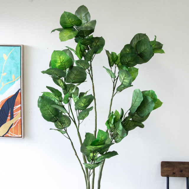 人工 観葉植物 フェイク グリーン ユッカポット H約120cm 店舗 装飾