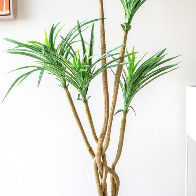 人工 観葉植物 フェイク グリーン ユッカポット H約120cm 店舗 装飾