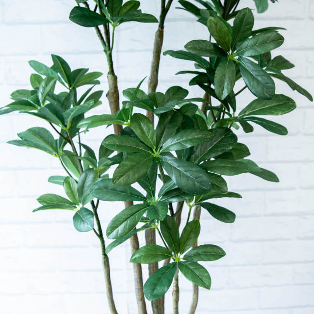 人工 観葉植物 フェイク グリーン シェフレラ H約125cm 店舗 装飾 開店