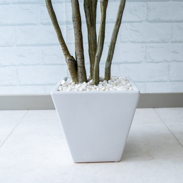 人工 観葉植物 フェイク グリーン シェフレラ H約125cm 店舗
