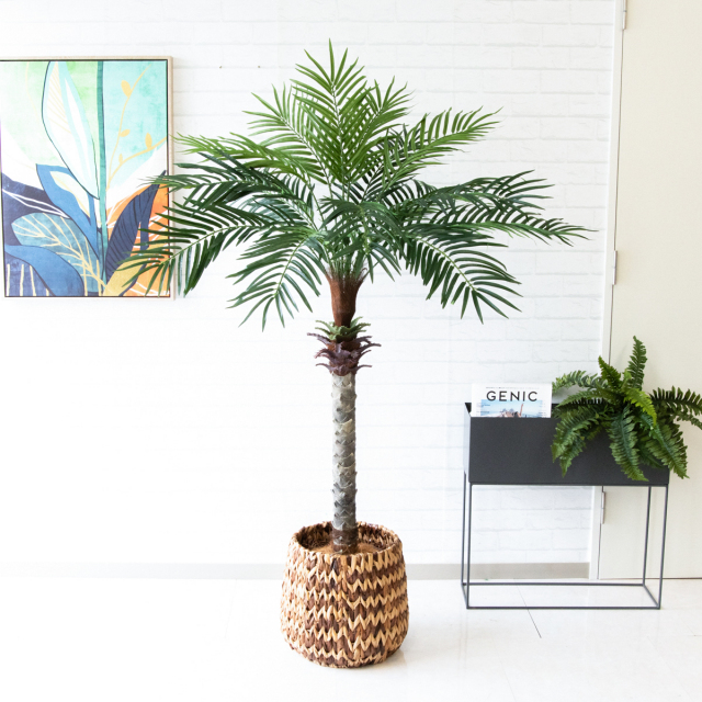人工 観葉植物 フェイク グリーン フェニックスパームツリー(ヤシの木