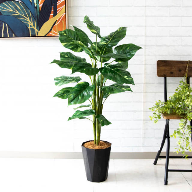 人工 観葉植物 フェイク グリーン ポトス H約105cm 店舗 装飾