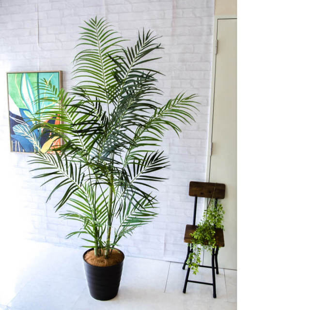 人工 観葉植物 フェイク グリーン アレカパームツリー H約200cm 大型 人工 観葉植物 フェイク グリーン アレカパームツリー H約200cm 大型