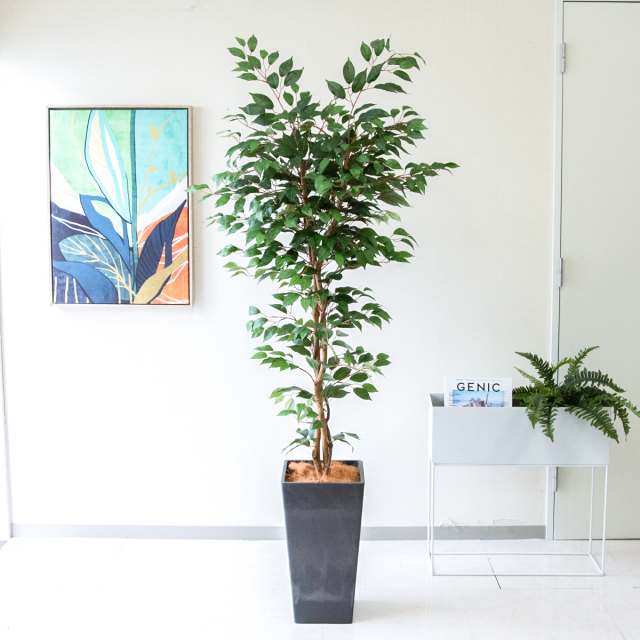 人工 観葉植物 フェイク グリーン ユッカポット H約120cm 店舗 装飾