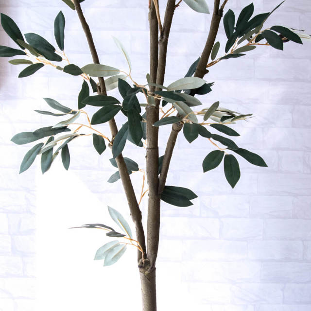 人工 観葉植物 フェイク グリーン オリーブ H約180cm 大型 店舗 装飾