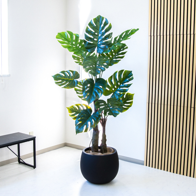 人工 観葉植物 フェイク グリーン ベンジャミンフィカスツリー H約