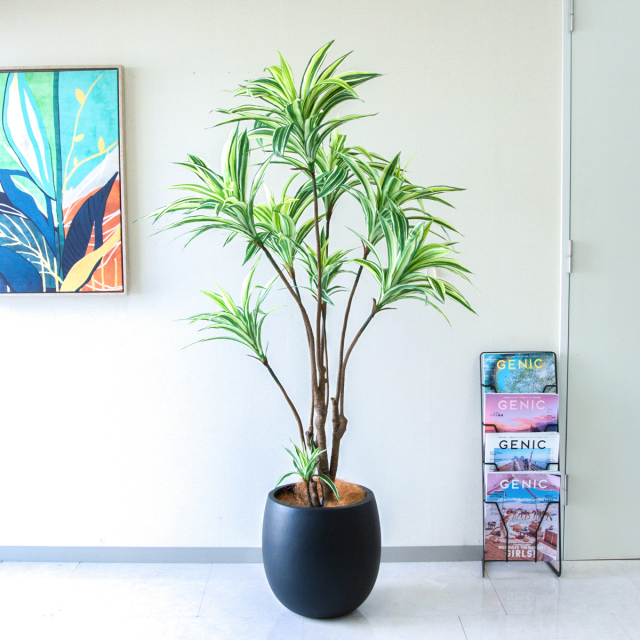 人工観葉植物 観葉植物 フェイク 造花 店舗 装飾 開店 開業 移転 祝い ギフト プレゼント おしゃれ 住宅展示場 モデルハウス オフィス 立札 人工 観葉植物 フェイク グリーン ユッカポット H約120cm 店舗 装飾