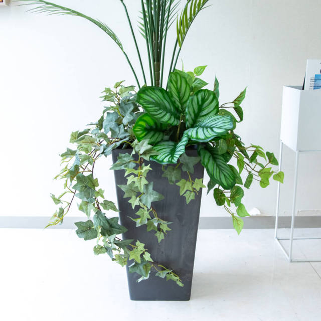 人工 観葉植物 フェイク グリーン パキラ H約145cm 店舗 装飾
